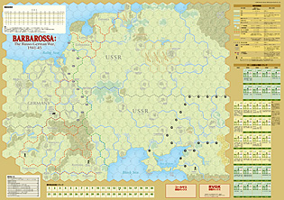■シミュレーションゲーム専門誌■【Command Magazine(コマンドマガジン) 】「『バルバロッサ：独ソ戦1941-45』マップ（A1／フルサイズ）」
